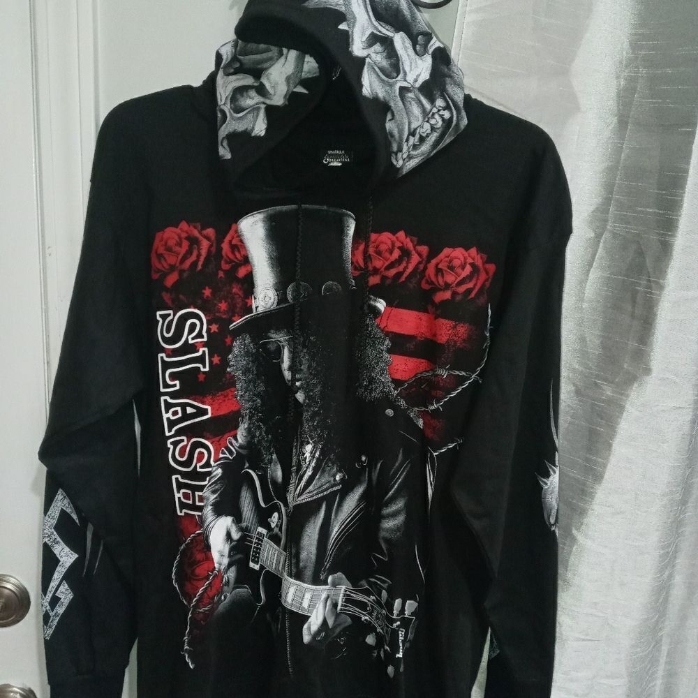 Slash Hoodie - Size Large vintage band tour concert all l over print